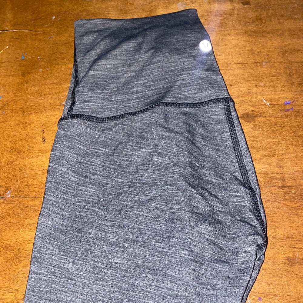 Lululemon long gray leggings